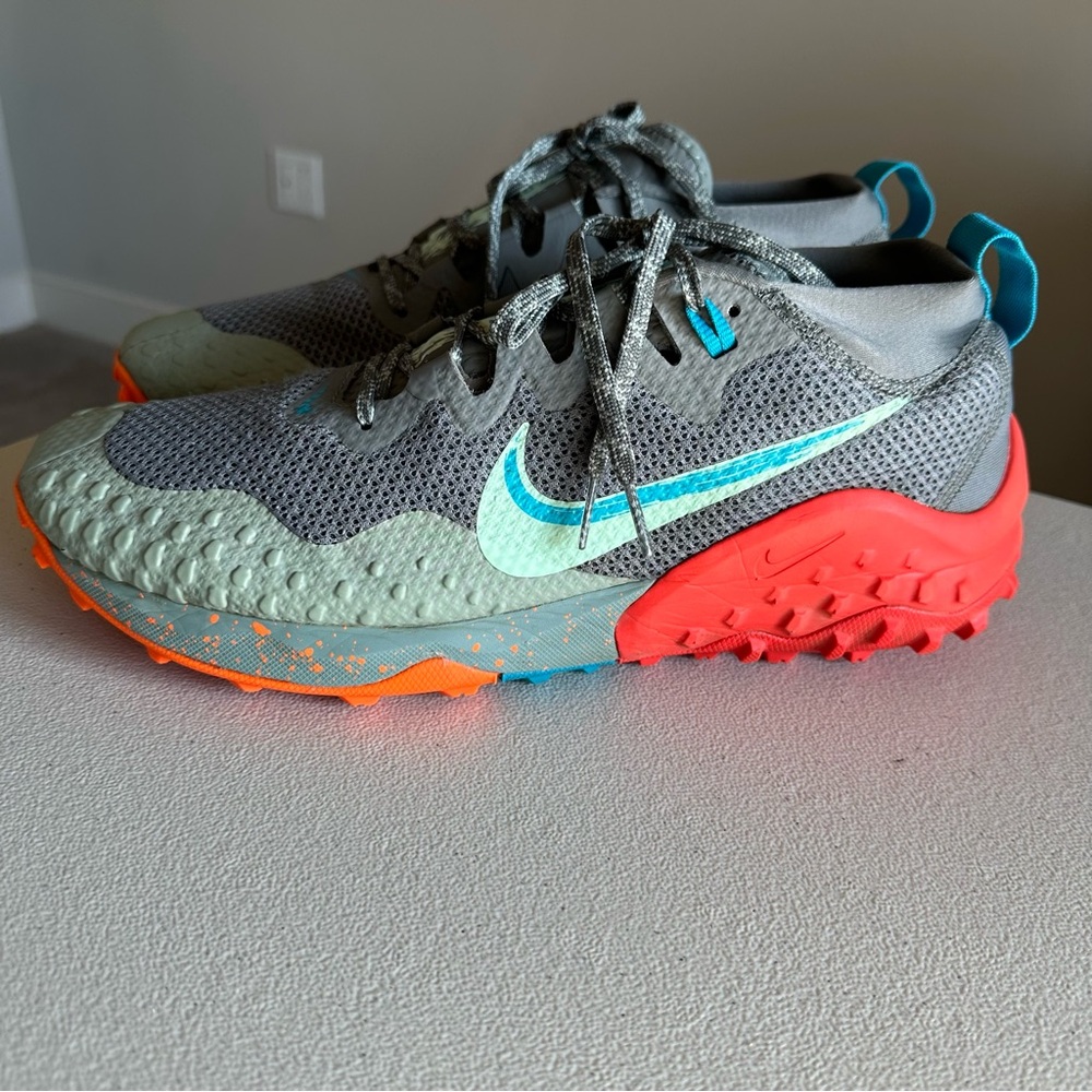 Men’s Nike Wildhorse 7 'Smoke Grey Laser Blue' sneakers - Picture 3 of 11
